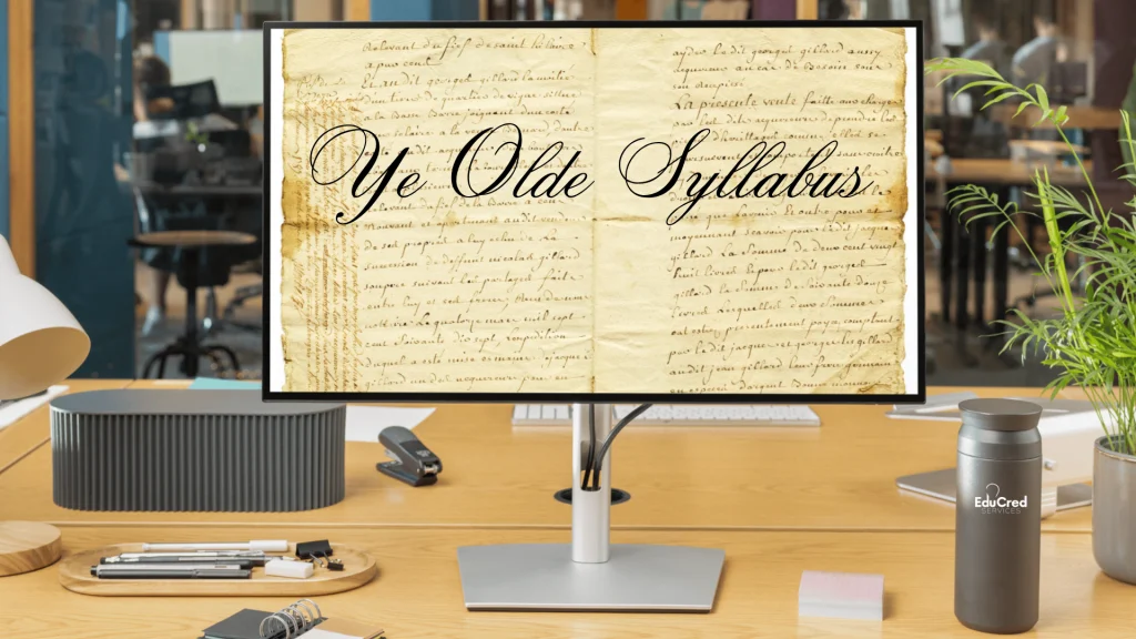 How Not to Write a Syllabus (and What to Do Instead)